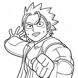 Pagina Para Colorear Denki Kaminari En Accion 31789-16337