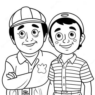 Pagina Para Colorear De Chespirito Y El Chavo Amigos 31839-16380