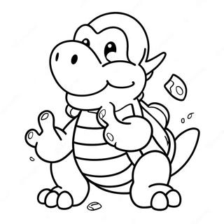 Pagina Para Colorear De Koopa Troopa Feliz 31849-16388