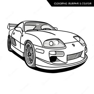 Pagina Para Colorear De Un Coche Supra 3198-2611