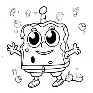 Pagina Para Colorear De Baby Spongebob 32059-16542