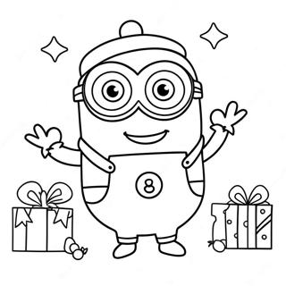 Pagina Para Colorear De Minion Navidad 32209-16664