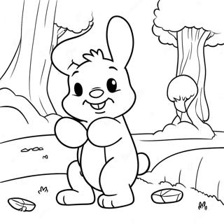 Conejo De Winnie The Pooh Páginas Para Colorear