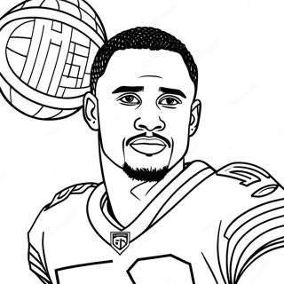 Pagina Para Colorear De Jalen Hurts 32269-16710