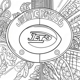 New York Jets Páginas Para Colorear