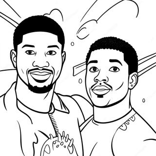 Pagina Para Colorear De Ice Spice Y Michael B Jordan 32419-16832