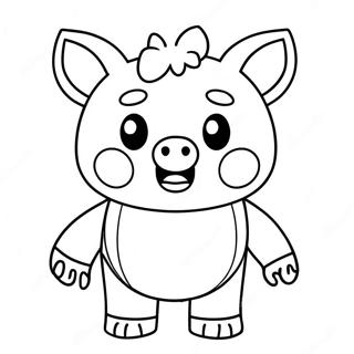 Pagina Para Colorear De Un Personaje De Roblox Piggy Espeluznante 32471-16865