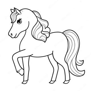 Pagina Para Colorear De Caballo De Barbie 32621-16976