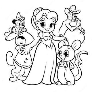 Pagina Para Colorear De Personajes Clasicos De Disney 32632-16986