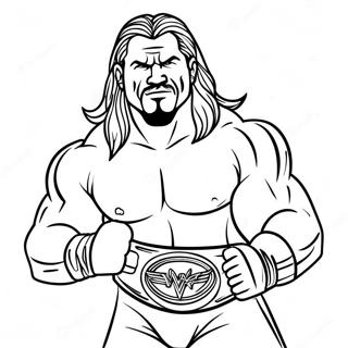 Pagina Para Colorear De La Wwe 3268-2666