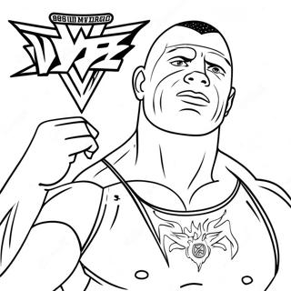 Pagina Para Colorear De La Wwe 3268-2667