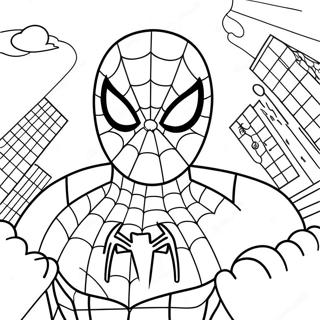 Pagina Para Colorear De Spider Man De Pascua 32711-17046