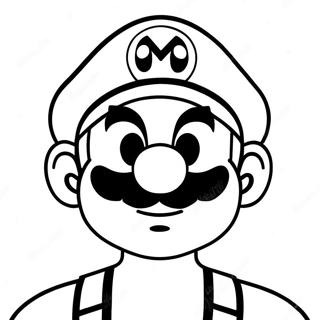 Pagina Para Colorear De La Cara De Mario 32721-17055