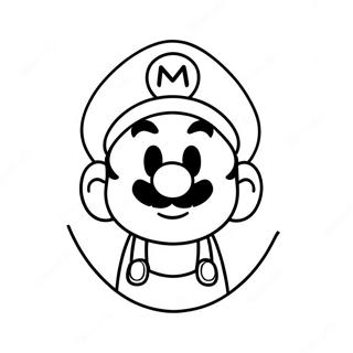 Pagina Para Colorear De La Cara De Mario 32721-17056