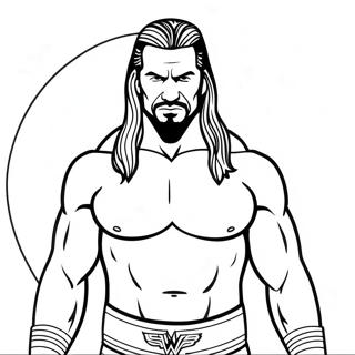 Pagina Para Colorear De La Wwe 33021-17289