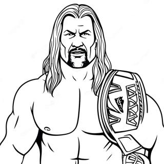 Pagina Para Colorear De La Wwe 33021-17292