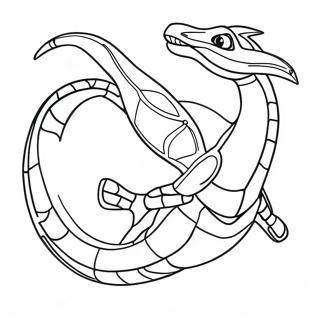 Pagina Para Colorear De Rayquaza Volando En El Cielo 33112-17365