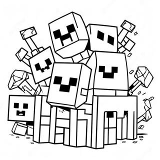 Pagina Para Colorear De Mobs Mutantes De Minecraft 33161-17402