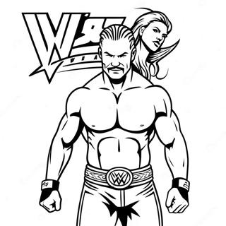 Pagina Para Colorear De Wwe 33181-17418