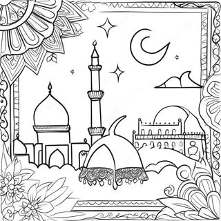 Pagina Para Colorear De La Celebracion Del Eid 3319-2700