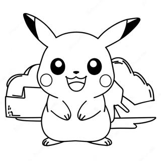 Pikachu De Among Us Páginas Para Colorear