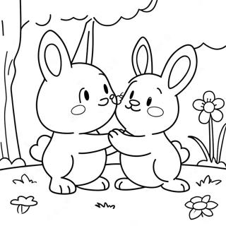 Pagina Para Colorear De Max Y Ruby Jugando En El Jardin 33312-17527