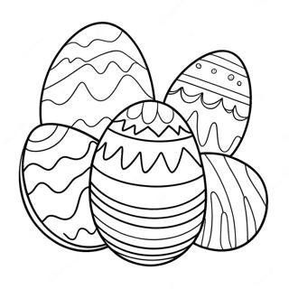 Pagina Para Colorear De Huevos De Pascua Coloridos 33322-17533