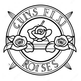 Pagina Para Colorear Del Logo De Guns And Roses 33341-17546