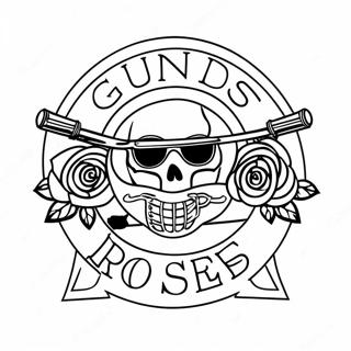 Pagina Para Colorear Del Logo De Guns And Roses 33341-17547