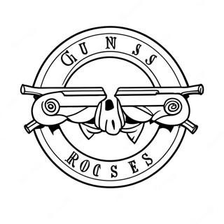 Pagina Para Colorear Del Logo De Guns And Roses 33341-17548