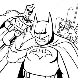 Pagina Para Colorear De Batman La Serie Animada 33361-17563