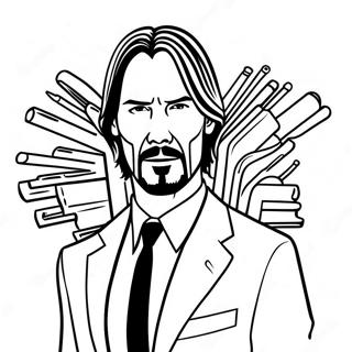 Pagina Para Colorear De John Wick 33401-17595