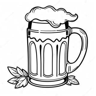 Pagina Para Colorear De Taza De Cerveza Divertida De Oktoberfest 33532-17703