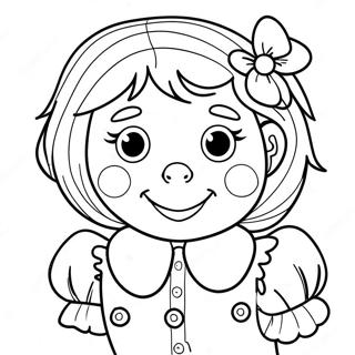 Pagina Para Colorear De Raggedy Ann 33671-17810