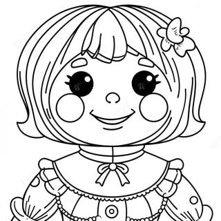 Pagina Para Colorear De Raggedy Ann 33671-17811