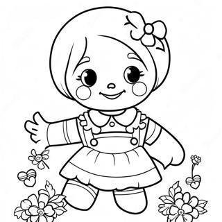 Pagina Para Colorear De Raggedy Ann 33671-17812