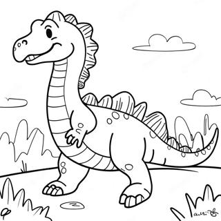 Pagina Para Colorear De Spinosaurus 3369-2740