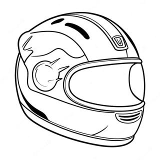 Pagina Para Colorear De Casco De Carreras Genial 33732-17863