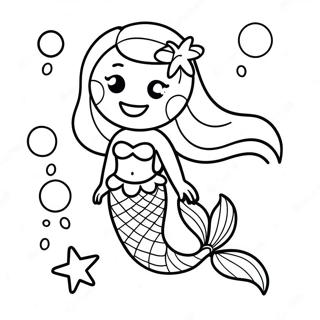 Pagina Para Colorear De Escena Submarina De Sirena Lol Linda 33803-17912