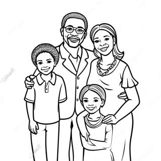 Pagina Para Colorear De Familia Afroamericana Junta 33903-17986