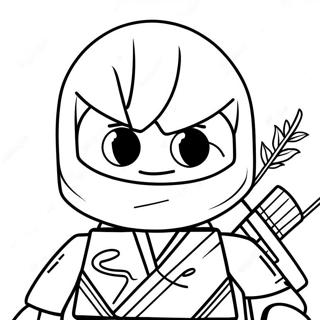 Cole Ninjago Páginas Para Colorear