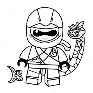 Pagina Para Colorear De Cole Ninjago Con Dragon 33933-18012