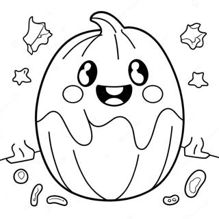 Pagina Para Colorear De Fantasma Squishmallow De Halloween Adorable 34003-18065