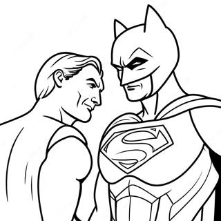 Pagina Para Colorear De Batman Vs Superman 34042-18094