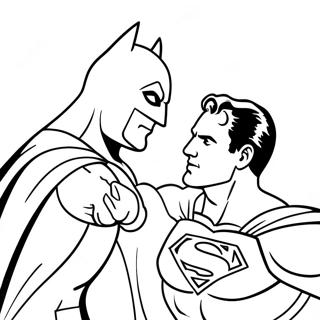 Pagina Para Colorear De Batman Vs Superman 34042-18096