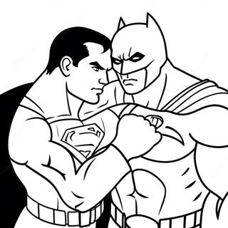 Pagina Para Colorear De Batman Vs Superman 34042-28296