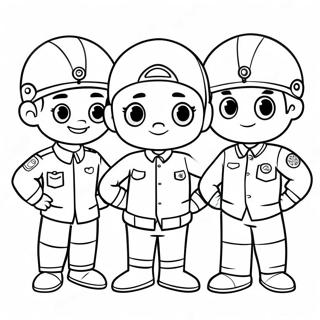 Pagina Para Colorear De Los Agentes De Odd Squad En Accion 34053-18105