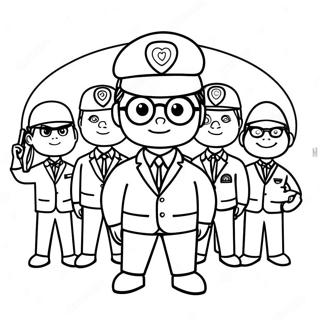 Pagina Para Colorear De Los Agentes De Odd Squad En Accion 34053-28305