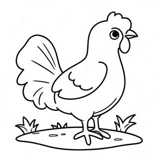 Pagina Para Colorear De La Gallinita Roja 34072-18118