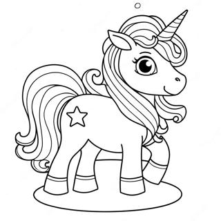 Pagina Para Colorear De Un Unicornio Navideno 3409-2772